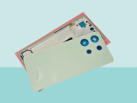 Tkgz - Xiaomi Redmi NOTE 13 - 4G -  FULL KASA Arka Kapak Batarya Kapağı - YEŞİL ürün görseli 1