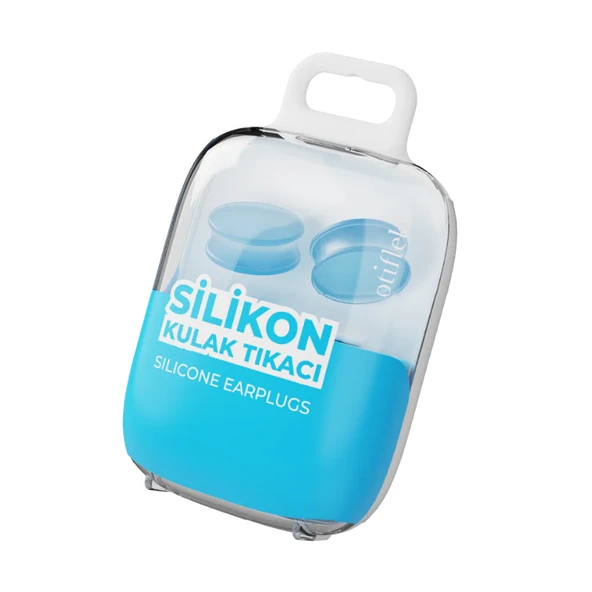 Otiflex Silikon Kulak Tıkacı - Mavi ürün görseli