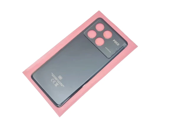 Tkgz - Xiaomi POCO X6 PRO Arka Kapak Batarya Kapağı - SİYAH - Resim 2