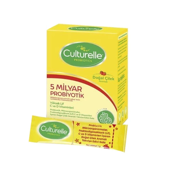 Culturelle Kids Doğal Çilek Aromalı Probiyotik 30 Saşe ürün görseli