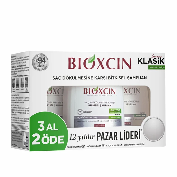 Bioxcin Genesis 3 Al 2 Öde Yağlı Saçlar İçin Şampuan ürün görseli