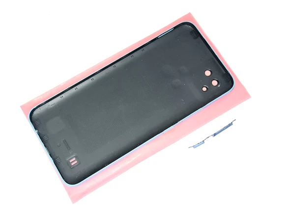 Tkgz - Oppo Realme C11 - 2021 - Arka Pil Batarya Kapağı - MAVİ - Resim 2