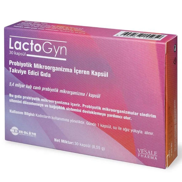 Lactogyn Probiyotik 30 Kapsül ürün görseli