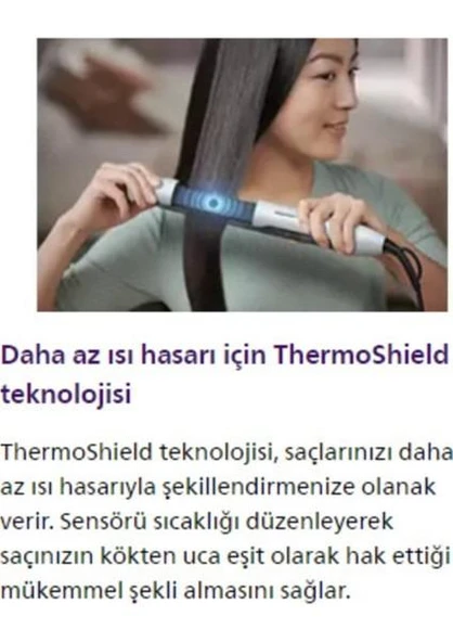 Philips 5000 Series BHS520/00 İyonlu Seramik Saç Düzleştirici - 4