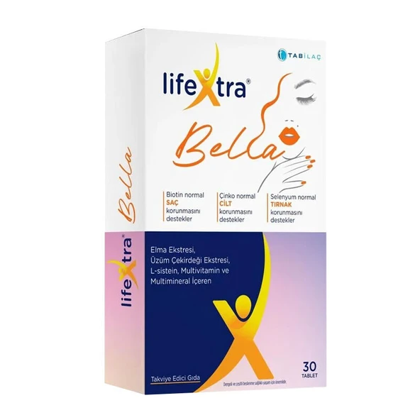 LifeXtra Bella Takviye Edici Gıda 30 Tablet ürün görseli