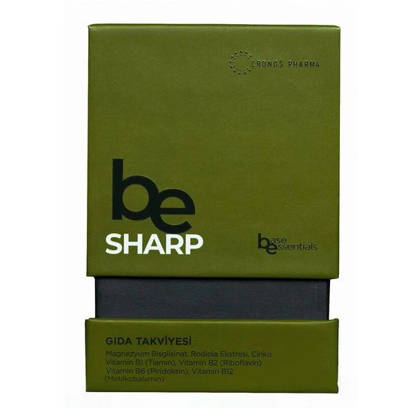 Cronos Pharma Be Sharp Takviye Edici Gıda 30 Bitkisel Kapsül ürün görseli