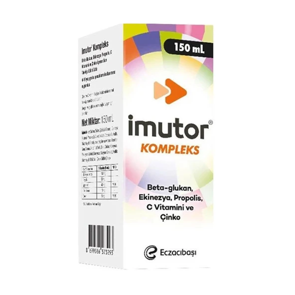 Eczacıbaşı Imutor Kompleks Sıvı Takviye Edici Gıda 150ml ürün görseli