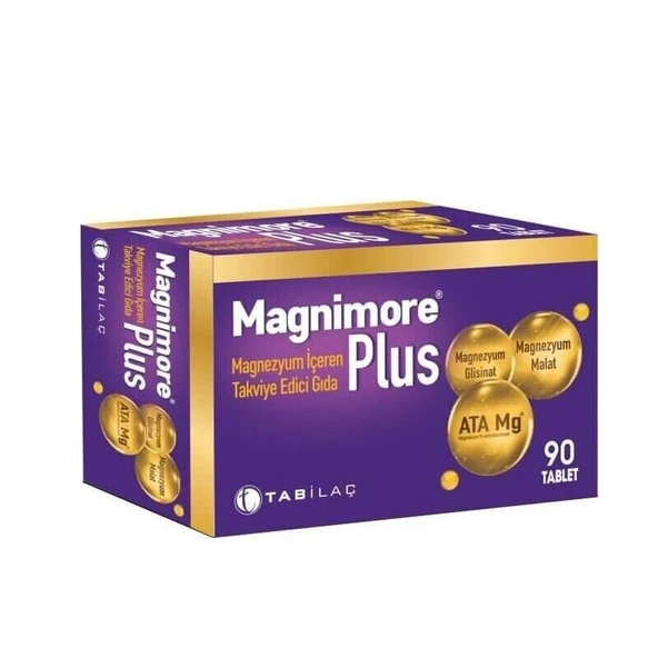 Magnimore Magnezyum Plus Takviye Edici Gıda 90 Tablet ürün görseli