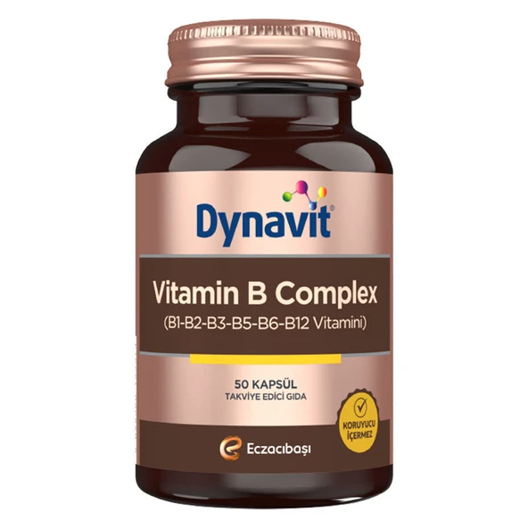 Eczacıbaşı Dynavit Vitamin B Complex 50 Kapsül ürün görseli