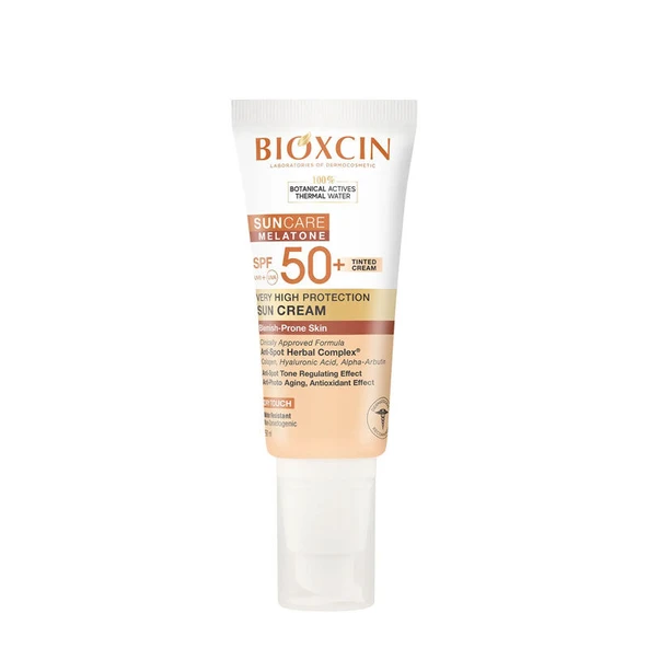 Bioxcin Sun Care Lekeli Ciltler için Güneş Kremi SPF 50+ 50 ml - Renkli ürün görseli