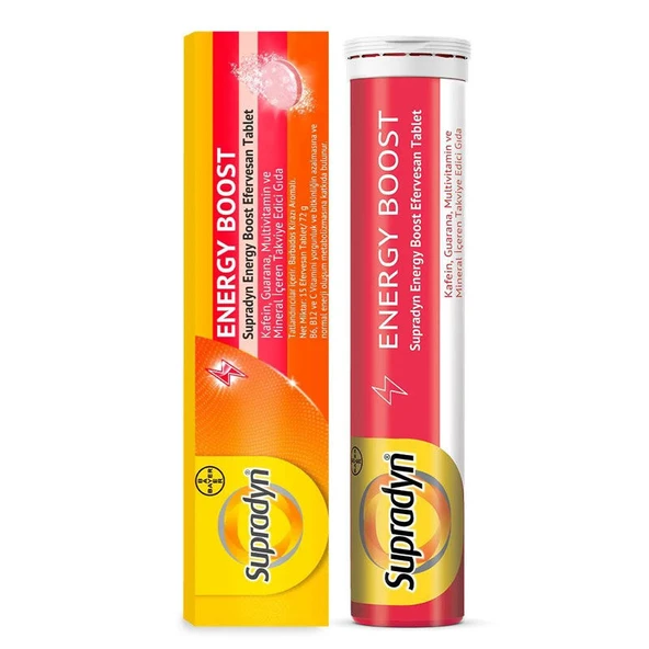 Supradyn Energy Boost Efervesan 15 Tablet ürün görseli