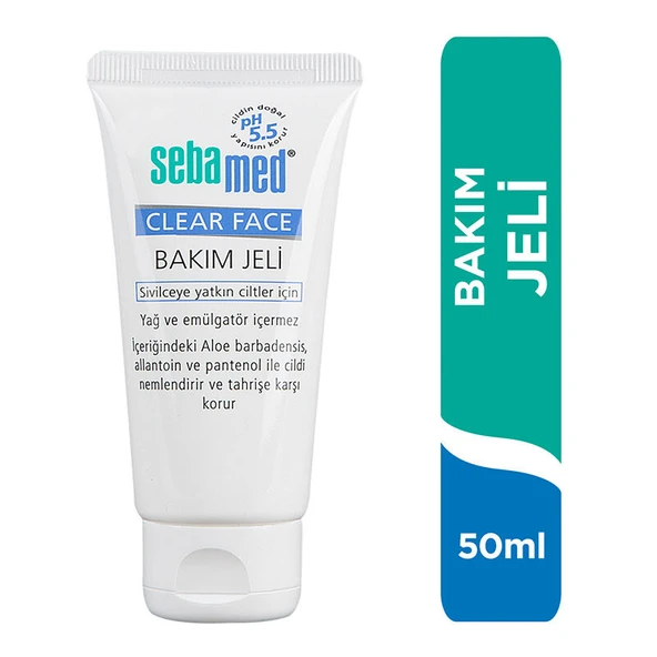 Sebamed Clear Face Bakım Jeli 50 ml ürün görseli
