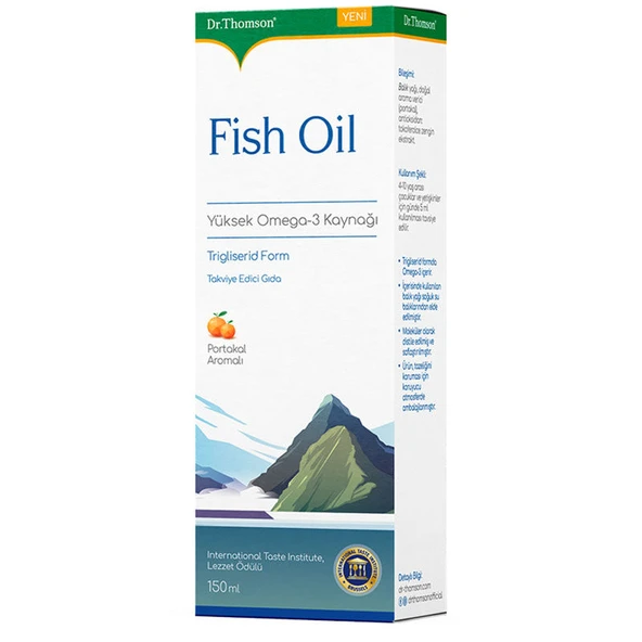 Dr.Thomson Yüksek Omega-3 Fish Oil 150 ml ürün görseli