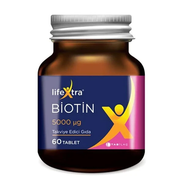LifeXtra Biotin Takviye Edici Gıda 60 Tablet ürün görseli