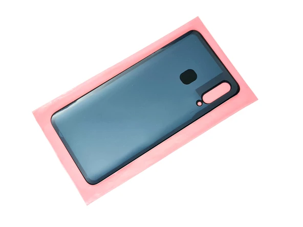 Tkgz - Samsung Galaxy A30S A307 Arka Kapak Batarya Kapağı - SİYAH - Resim 2