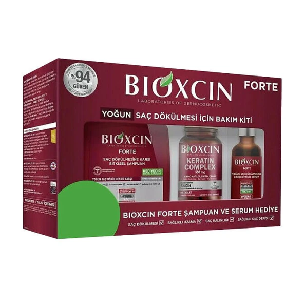 Bioxcin Forte Yoğun Saç Dökülmesi İçin Bakım Kiti ürün görseli