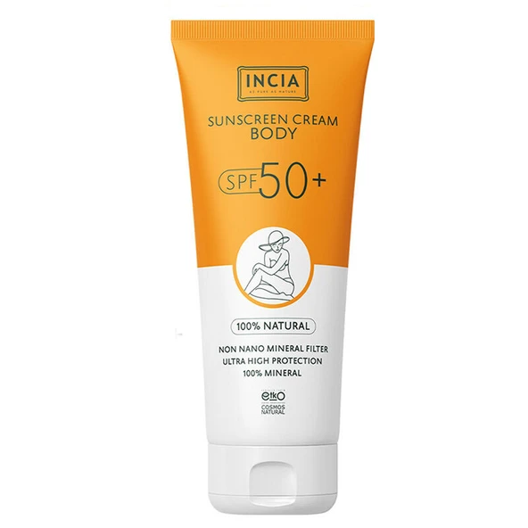 INCIA Vücut İçin Doğal Güneş Kremi 50 SPF 150 ml ürün görseli