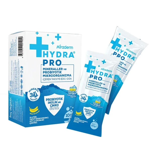 Miraderm Hydra Pro Mineral ve Probiyotik 10 Saşe Form ürün görseli