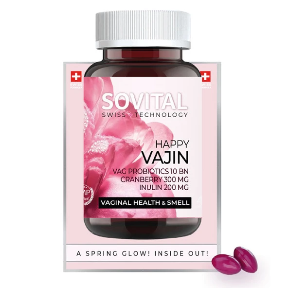 Sovital Happy Vajin 60 Kapsül ürün görseli