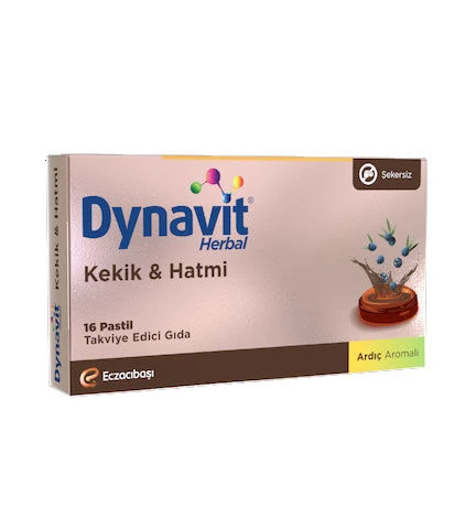 Eczacıbaşı Dynavit Herbal Kekik ve Hatmi İçeren 16 Adet Pastil ürün görseli