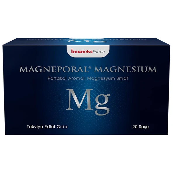 İmuneks Farma Magneporal Magnesium 20 Adet ürün görseli