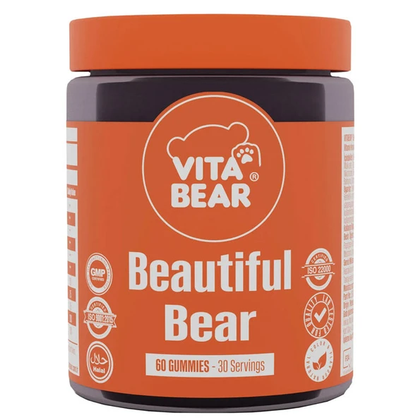 Vita Bear Beautiful Bear Takviye Edici Gıda 60 Gummy Adet ürün görseli