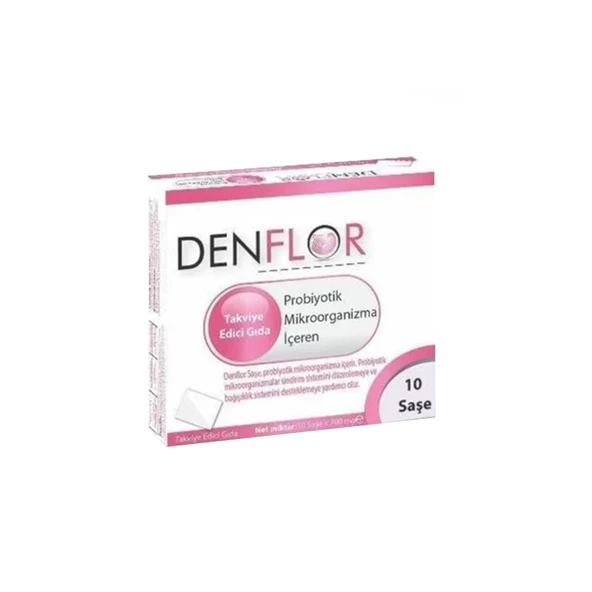 Denflor Probiyotik İçeren Takviye Edici Gıda 10 Saşe ürün görseli