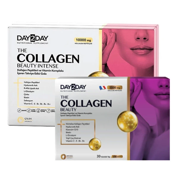 Day2Day The Collagen Beauty Intense 30 Saşe Alana 14 Likit Tüp Hediye ürün görseli