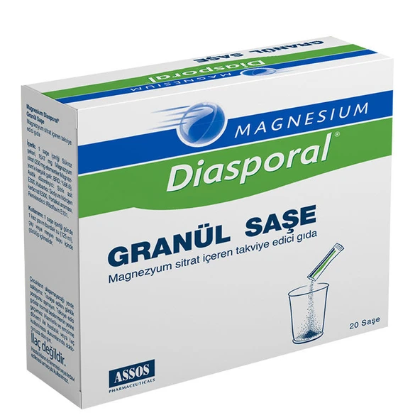 Magnesium Diasporal Granul Saşe 20 Poşet ürün görseli