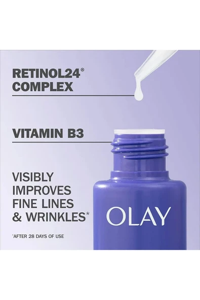 Olay Retinol 24 Gece Serumu 40ML - Resim 4