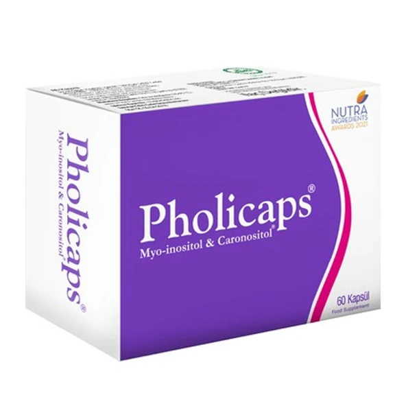 Pholicaps Myo-İnositol + D-Kiro-İnositol 60 Adet ürün görseli