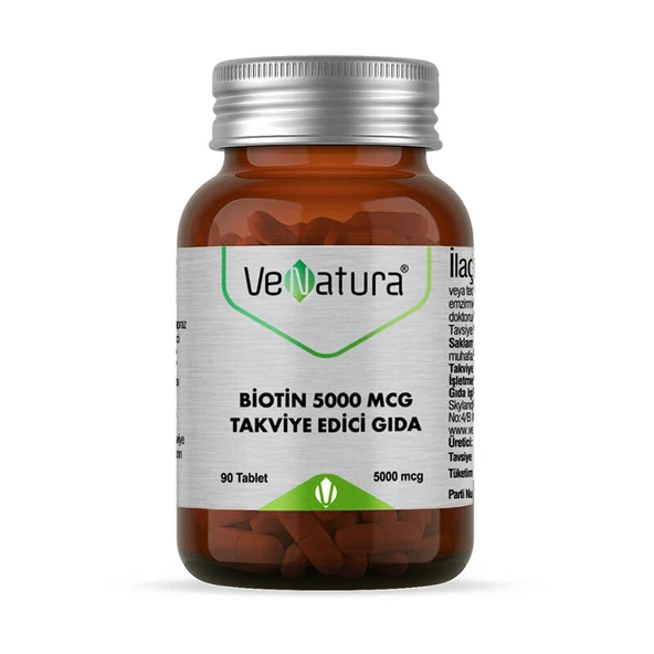 VeNatura Biotin 5000 mcg 90 Tablet ürün görseli