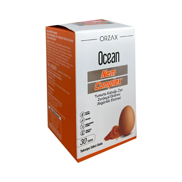 Orzax Ocean Nem Complex Takviye Edici Gıda 30 Tablet ürün görseli