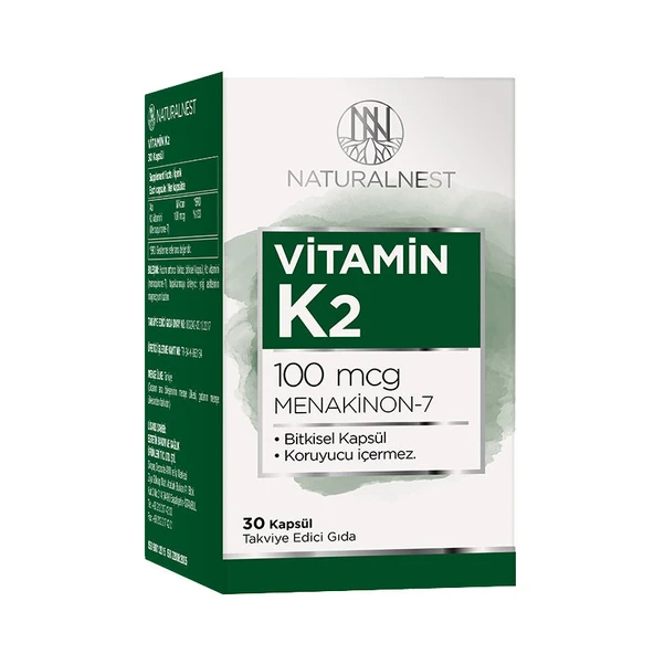 Naturalnest Vitamin K2 30 Kapsül ürün görseli