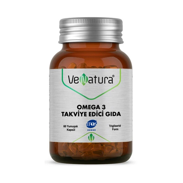 VeNatura Omega 3 Takviye Edici Gıda 60 Kapsül ürün görseli