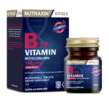 Nutraxin Vitals B12 Vitamin 60 Tablet ürün görseli