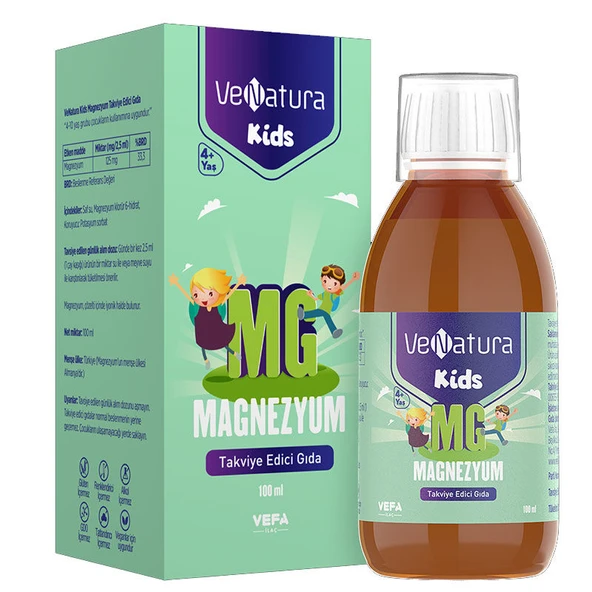 VeNatura Kids Magnezyum Takviye Edici Gıda 100 ml ürün görseli