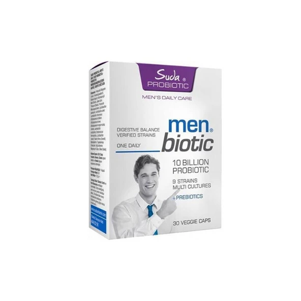 Suda Probiotic Men Daily Care Probiotics 30 Kapsül ürün görseli