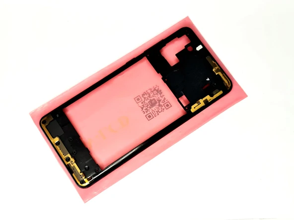 Tkgz - Samsung Galaxy A31 A315 FULL KASA Arka Kapak Batarya Kapağı - SİYAH - Resim 2