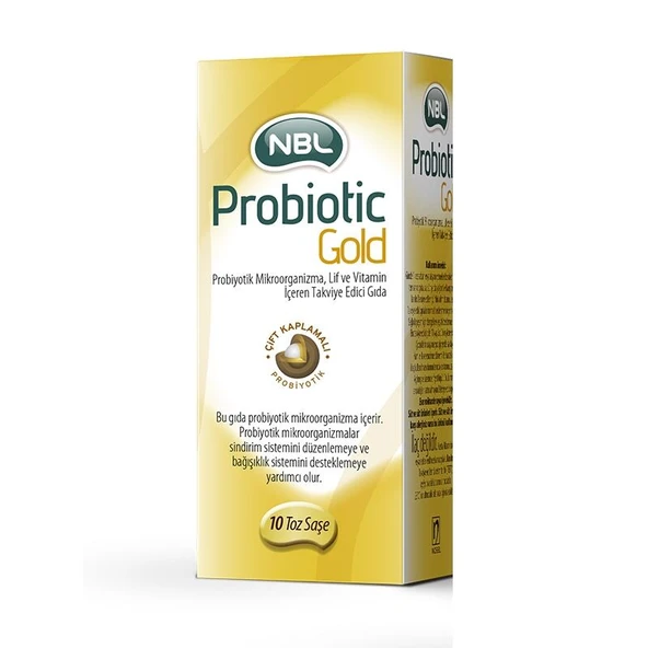 NBL Probiotic Gold Çift Kaplamalı 10 Saşe ürün görseli