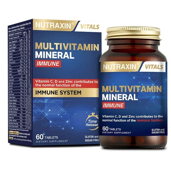 Nutraxin Multivitamin Mineral Immune 60 Tablet ürün görseli