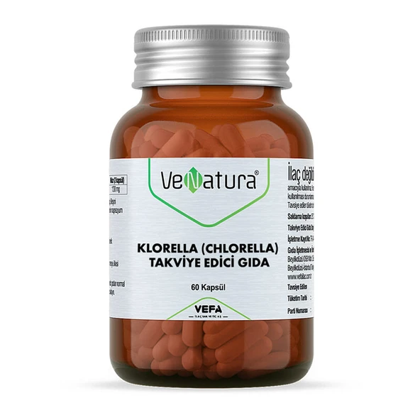 VeNatura Klorella Chlorella Takviye Edici Gıda 60 Kapsül ürün görseli
