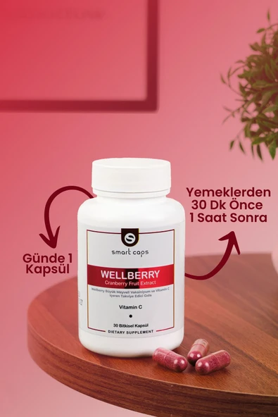 Wellberry Cranberry 30 Kapsül - 3
