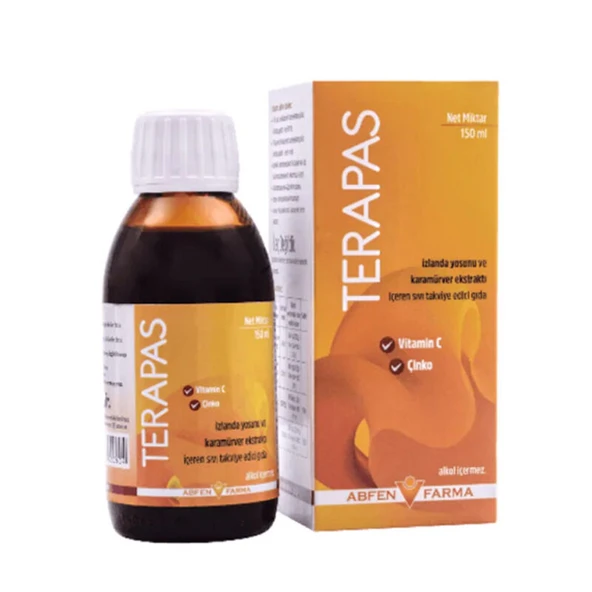 Terapas Karamürver ve İzlanda Yosunu İçeren Sıvı Takviye Edici Gıda 150 ml ürün görseli