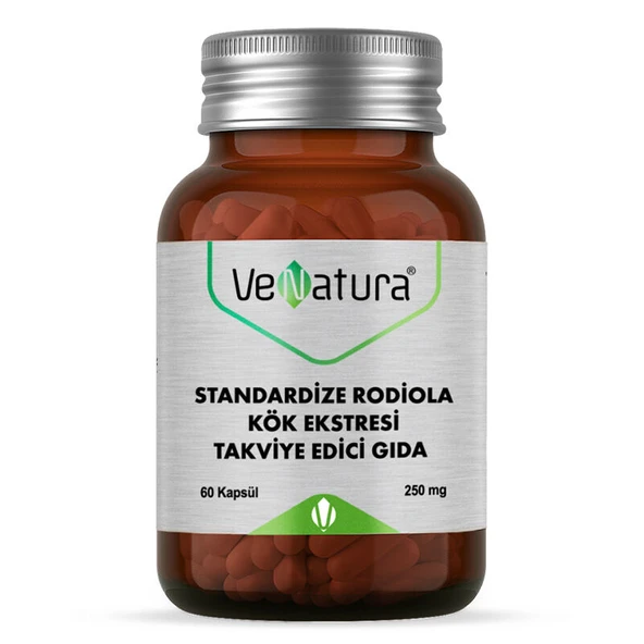 VeNatura Standardize Rodiola Kök Ekstresi Takviye Edici Gıda 60 Kapsül ürün görseli