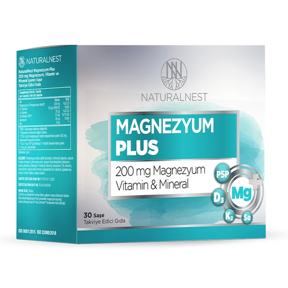 Naturalnest Magnezyum Takviye Edici Gıda 30 Saşe ürün görseli