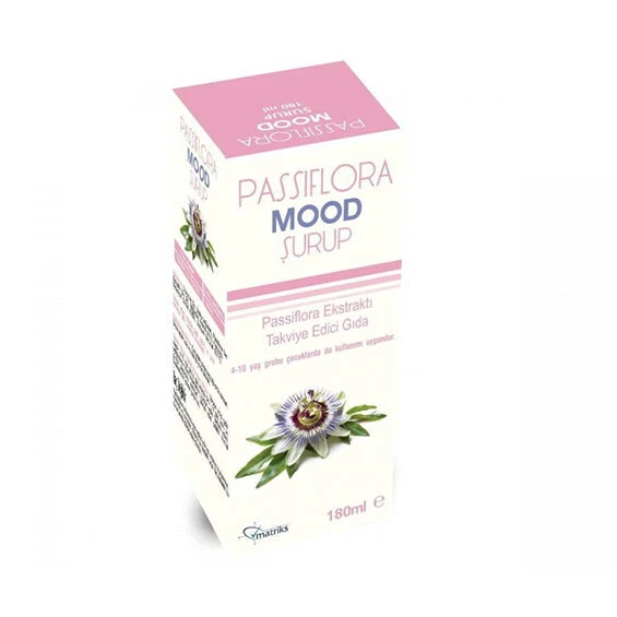 Passif Mood Şurup Passiflora Ekstraktı Takviye Edici Gıda 180ml ürün görseli