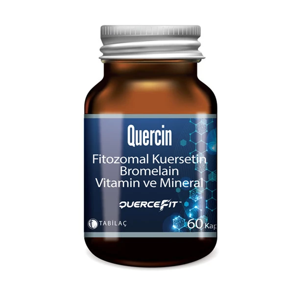 Quercin Kuersetin, Bromelain, Vitamin ve Mineral 60 Kapsül ürün görseli