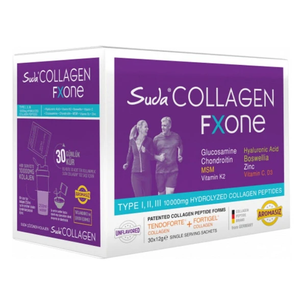 Suda Collagen Fxone Aromasız Takviye Edici Gıda 30 x 12 gr ürün görseli