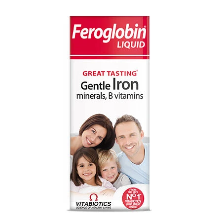 Vitabiotics Feroglobin Liquid Sıvı Takviye Edici Gıda 200 ml ürün görseli